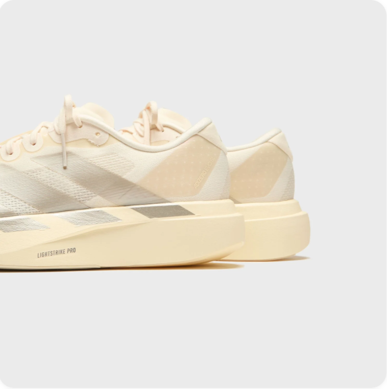 Adidas Cream and Taupe Low-Top Sneakers with Sculpted Soles