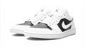 Air Jordan 1 White, Black and Grey Low-Top Sneakers