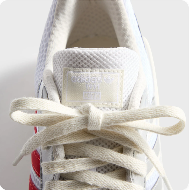 Adidas Metallic Silver Low-Top Sneakers with Chunky Cream Soles