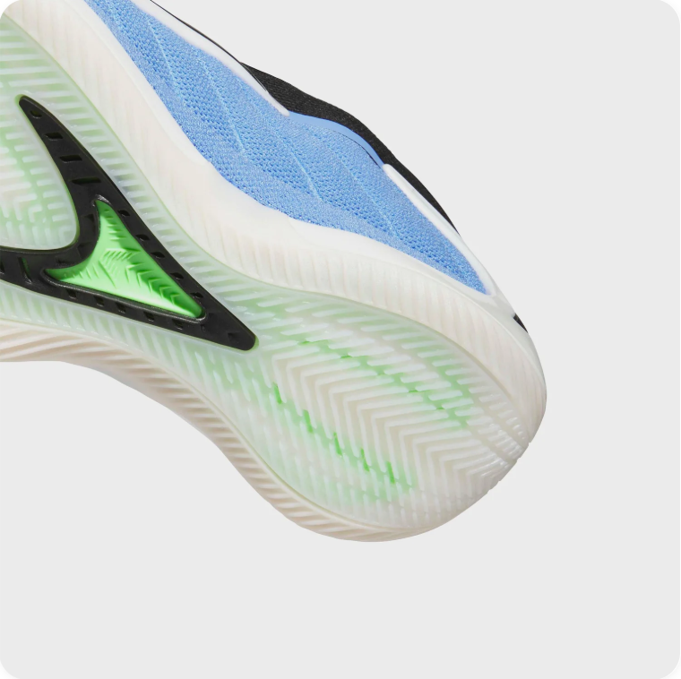 Adidas Black and Blue Sneakers with Lime Green Accents