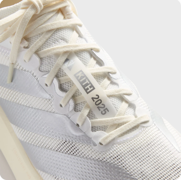 Adidas White and Grey Low-Top Sneakers with Chunky Cream Soles