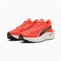 Puma Coral Orange Sneakers with Black Formstrip and White Soles